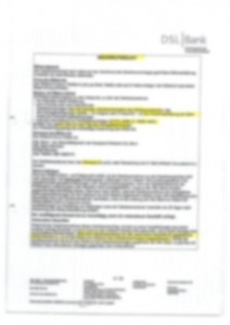 Fehlerhafte Wiederrufsbelehrung der DSL Bank Dezember 2007