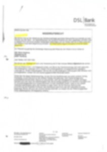 Fehlerhafte Wiederrufsbelehrung der DSL Bank November 2006