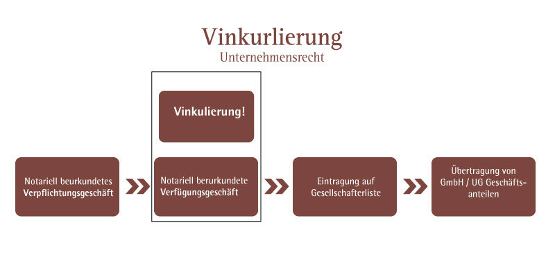 KG - Unternehmensrecht - Vinkulierung Foto von Grafik Vinkulierung Unternehmensrecht
