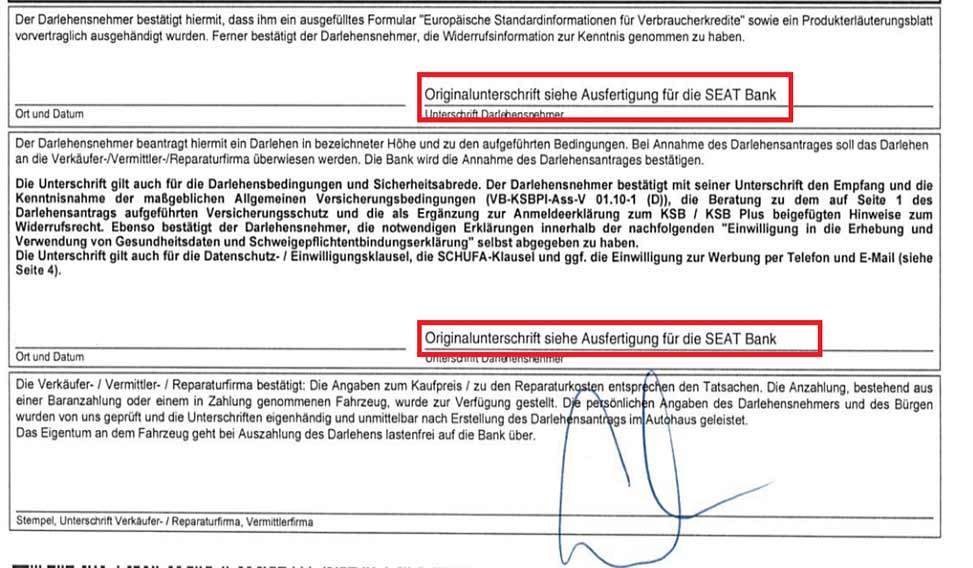 Fehlende Vertragsunterlagen 2 Bild von fehlenden Vertragsunterlagen