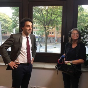 Fernsehauftritt zum Thema Insolvenz von Boris Becker Rechtsanwalt Dr. Ghendler bei Dreharbeiten