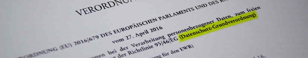 Datenschutz DSGVO externen Datenschutzbeauftragten ernennen Abdruck des Entwurfs zur neuen Datenschutzgrundverordnung