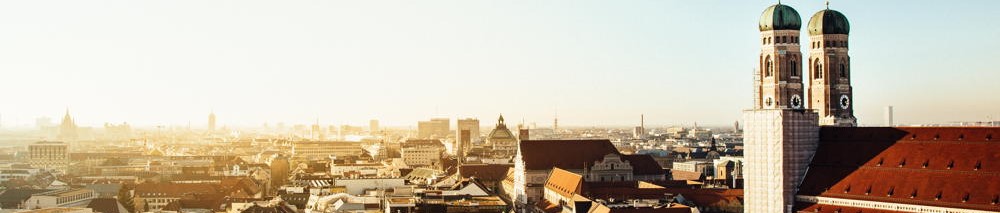 Skyline der Stadt München