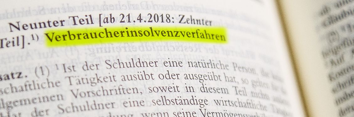 Privatinsolvenz erklärt vom Fachanwalt für Insolvenzrecht Auszug aus der Insolvenzordnung zur Verbraucherinsolvenz