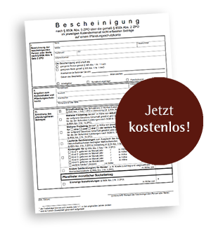 Bild von P-Konto-Bescheingung