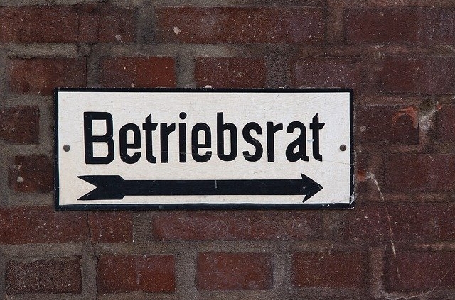 Bild von einem Betriebsratschild