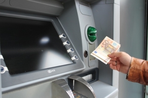 Bild von einem Bankautomat