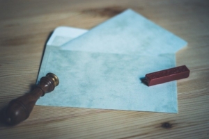 Bild von einem Umschlag